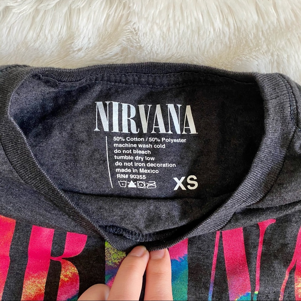 SOLD Nirvana tie dye T-shirt - Picture 2 of 3